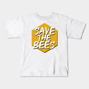 Save the Bees Honeycomb Kids T-Shirt